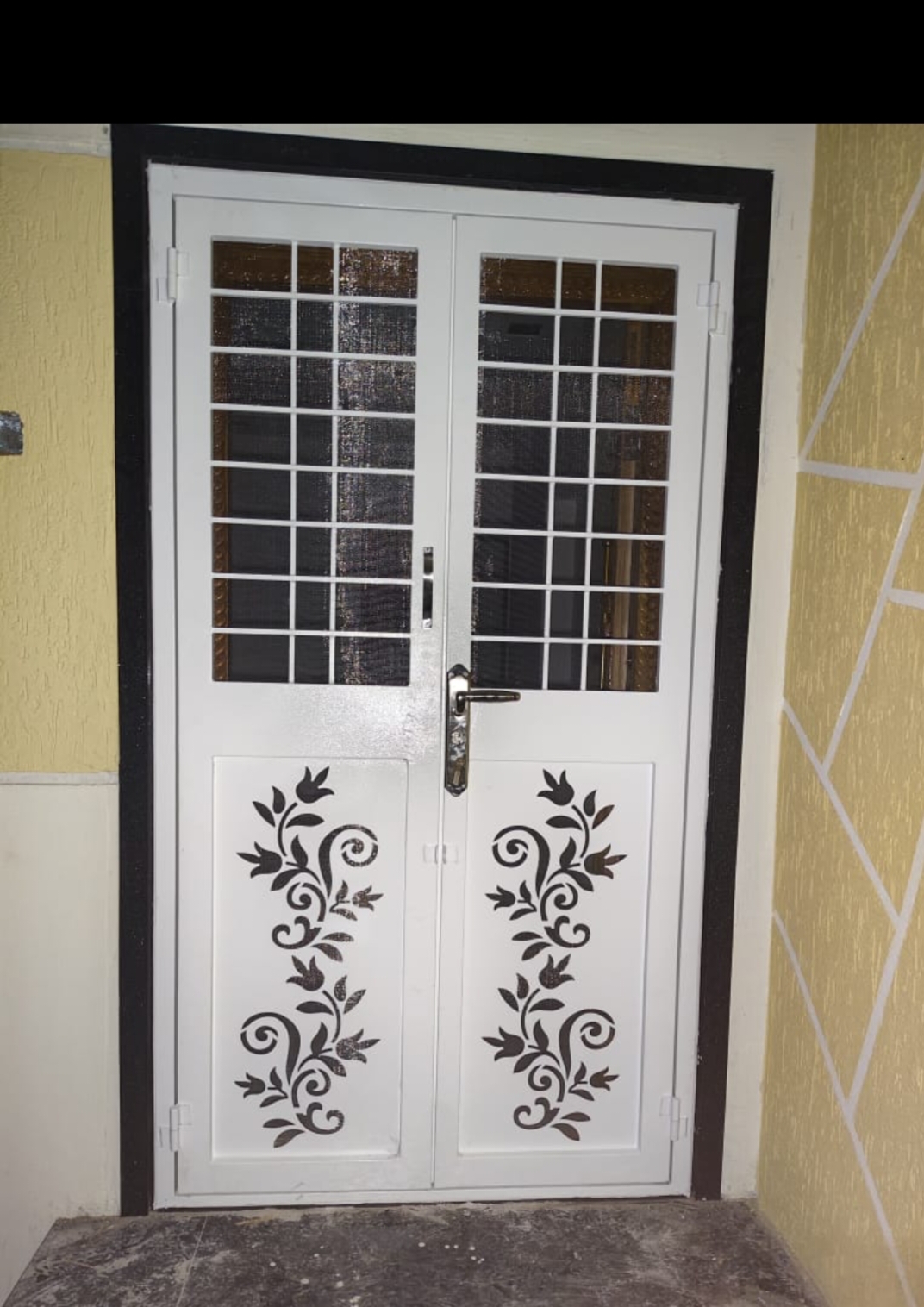 Thermoset Teak Finish French Door